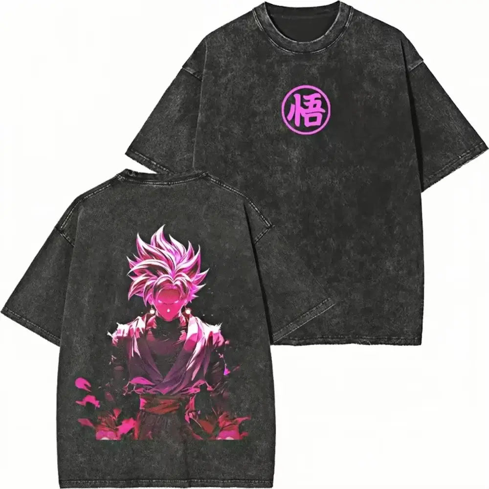 DBZ Super Saiyan Series Streetwear Distressed T‑Shirts Pack