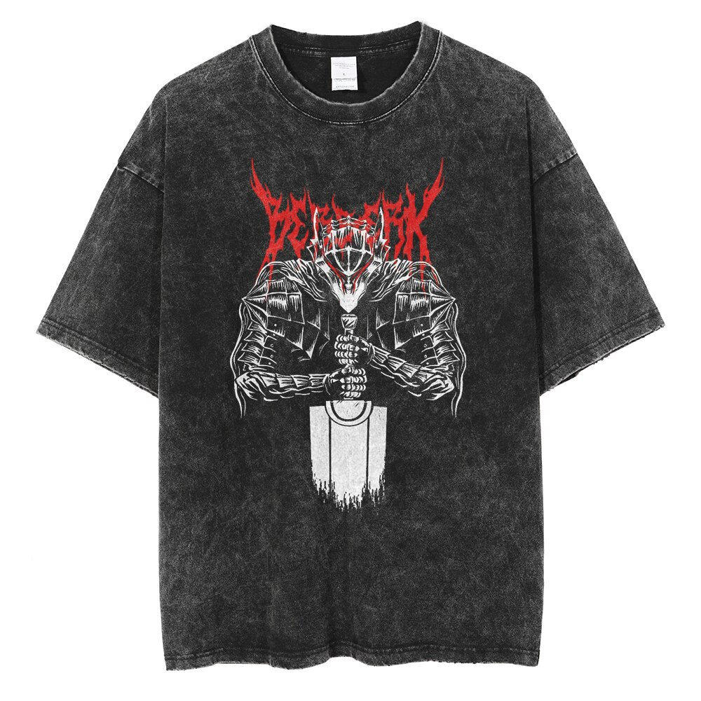 Berserk Guts Berserker Armor Vintage Washed T-Shirt