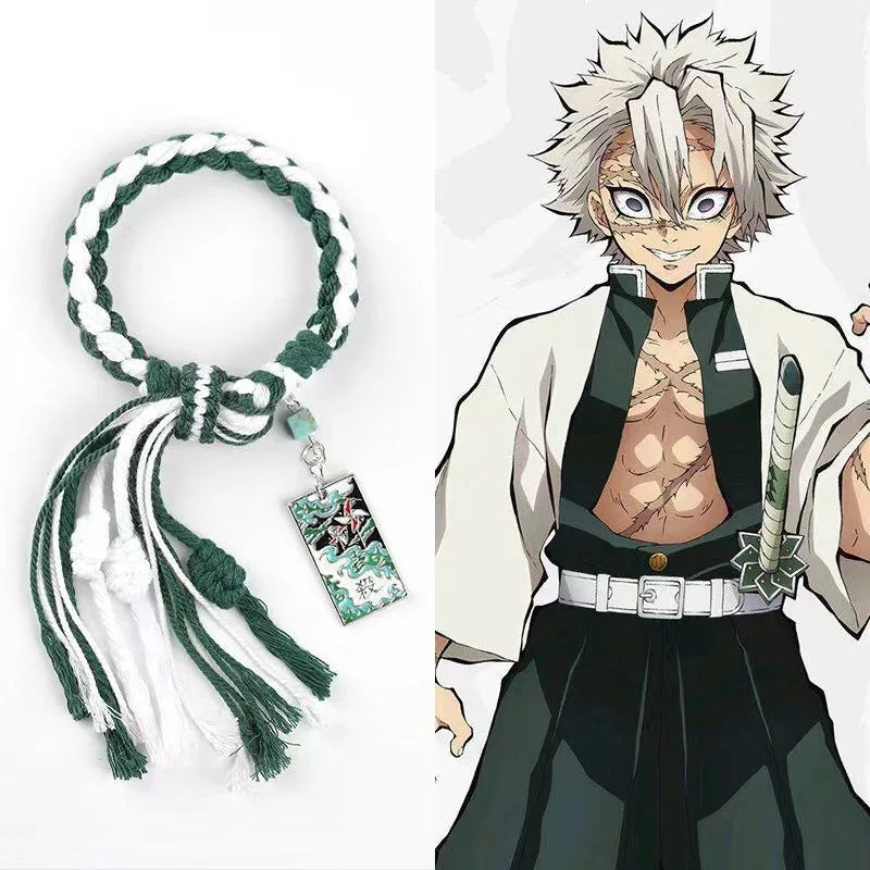 "EMERALD BREEZE" - Demons Slayer Anime Bracelet