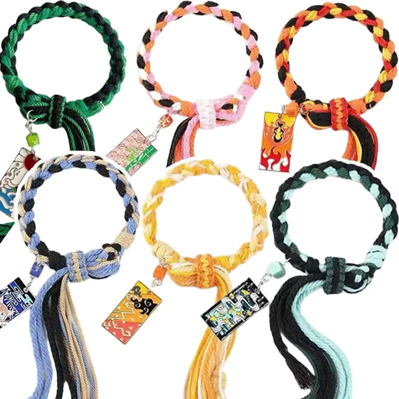 "EMERALD BREEZE" - Demons Slayer Anime Bracelet