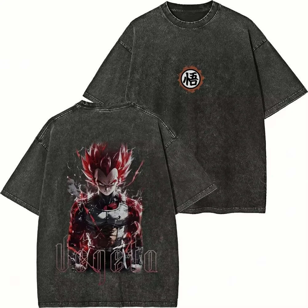 DBZ Super Saiyan Series Streetwear Distressed T‑Shirts Pack