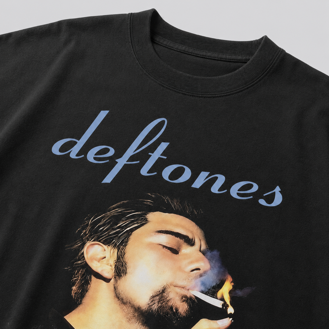 Deftones Smoking Portrait Graphic Tee