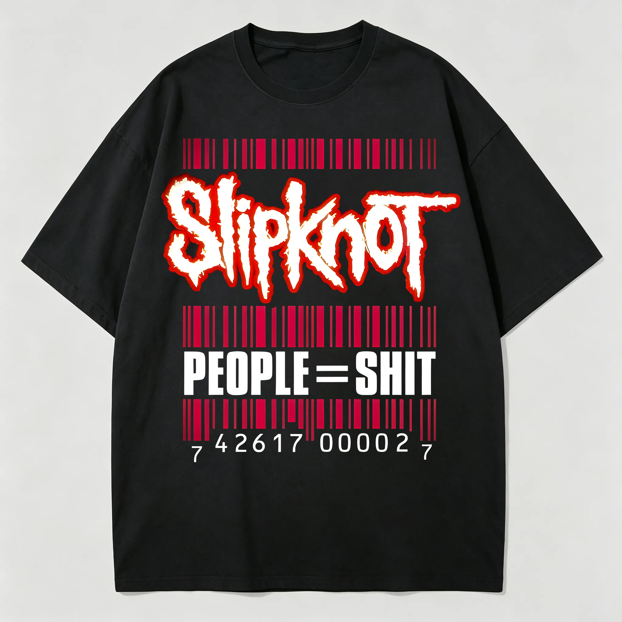 Slipknot People Equals Shit Barcode T-Shirt