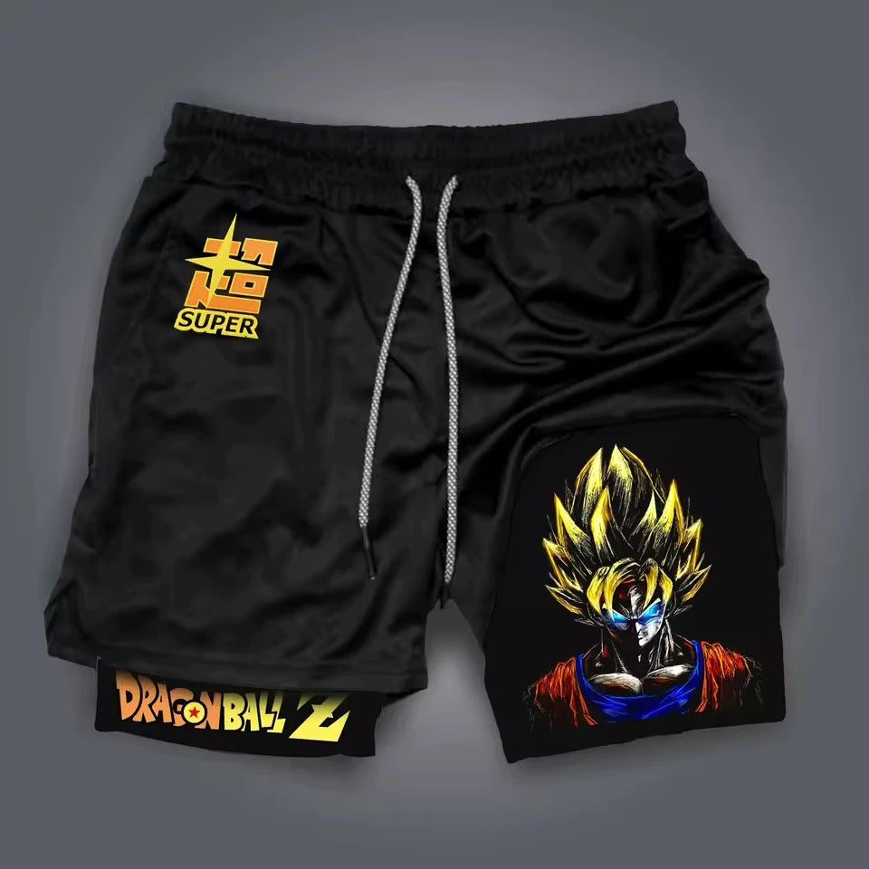 Short Dry-Fit Compression Son Goku Premium