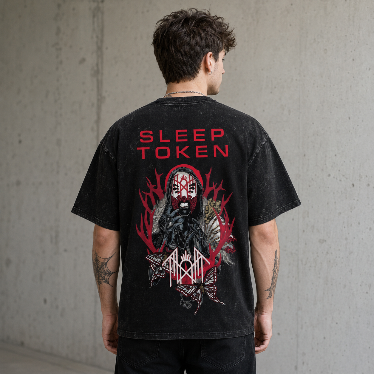 Sleep Token Red Mask Graphic Tee
