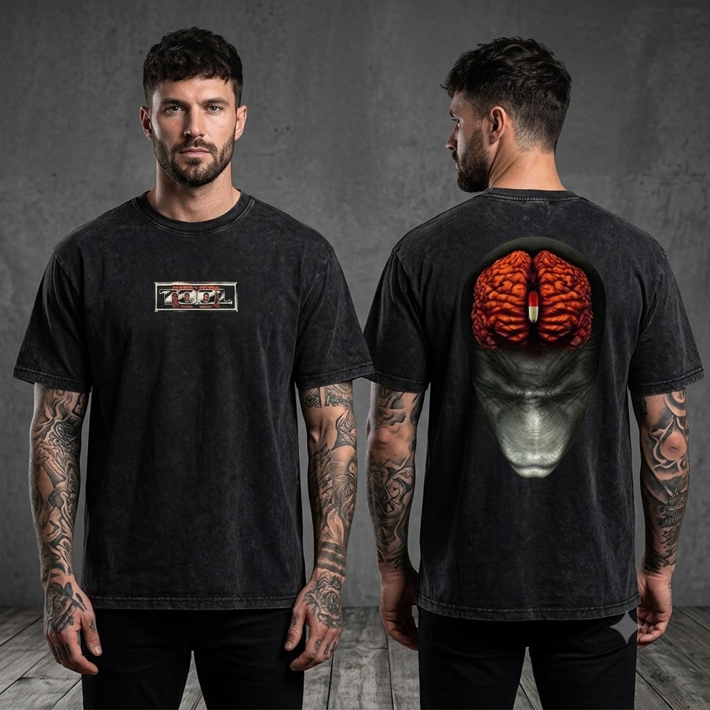 Alien Brain "Ænima" Oversized Rock Tee