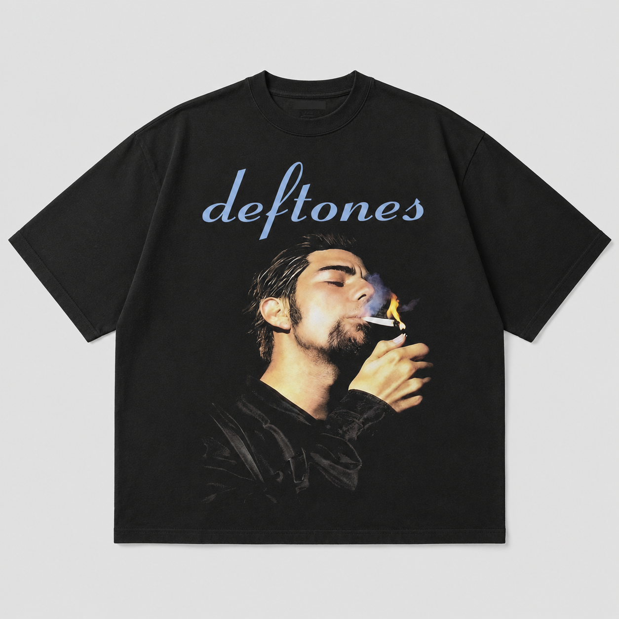 Deftones Smoking Portrait Graphic Tee