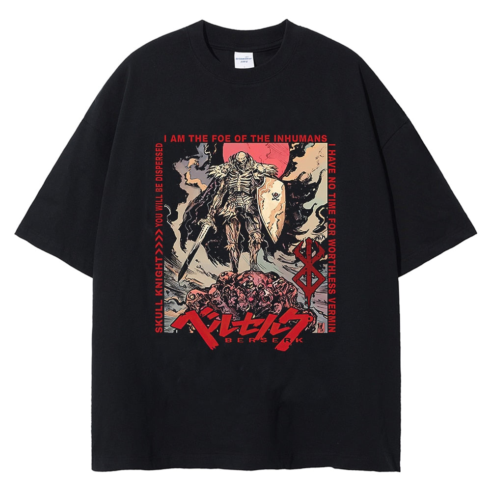 Berserk Skull Knight Vintage Washed T-Shirt