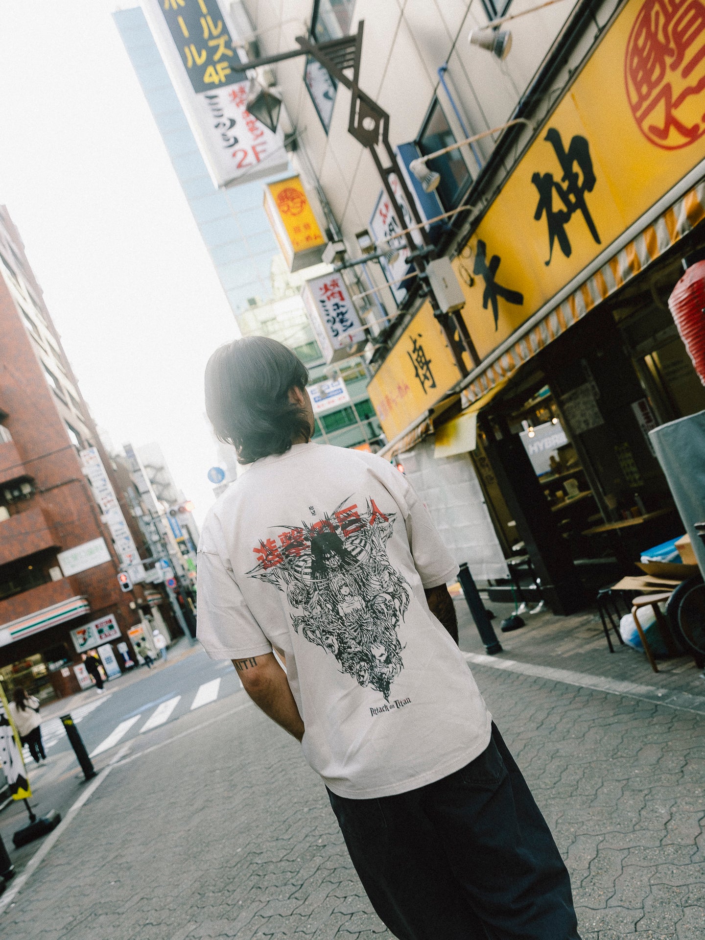 Attack On Titan All Nine Titans Vintage Washed T-Shirt