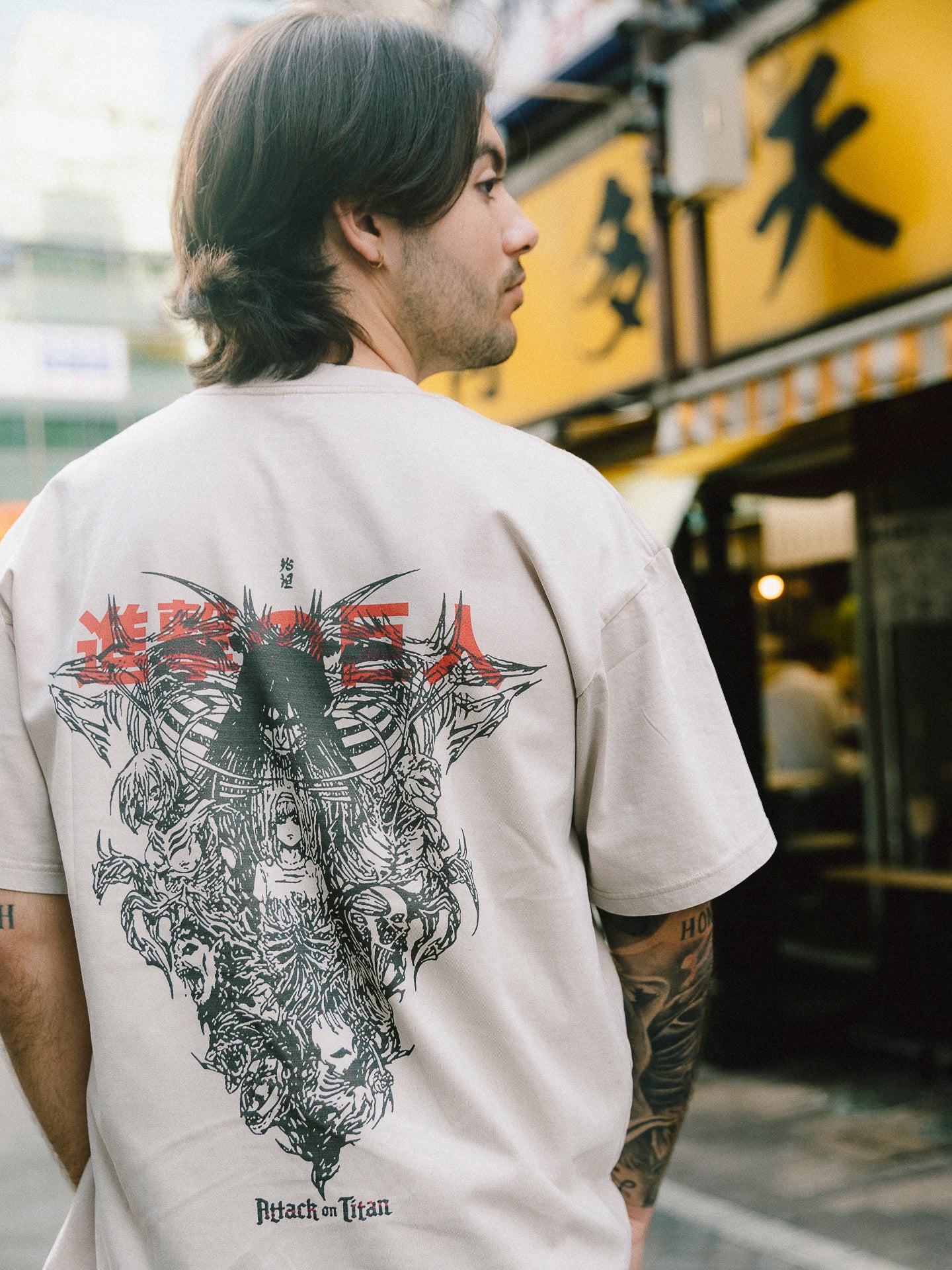 Attack On Titan All Nine Titans Vintage Washed T-Shirt