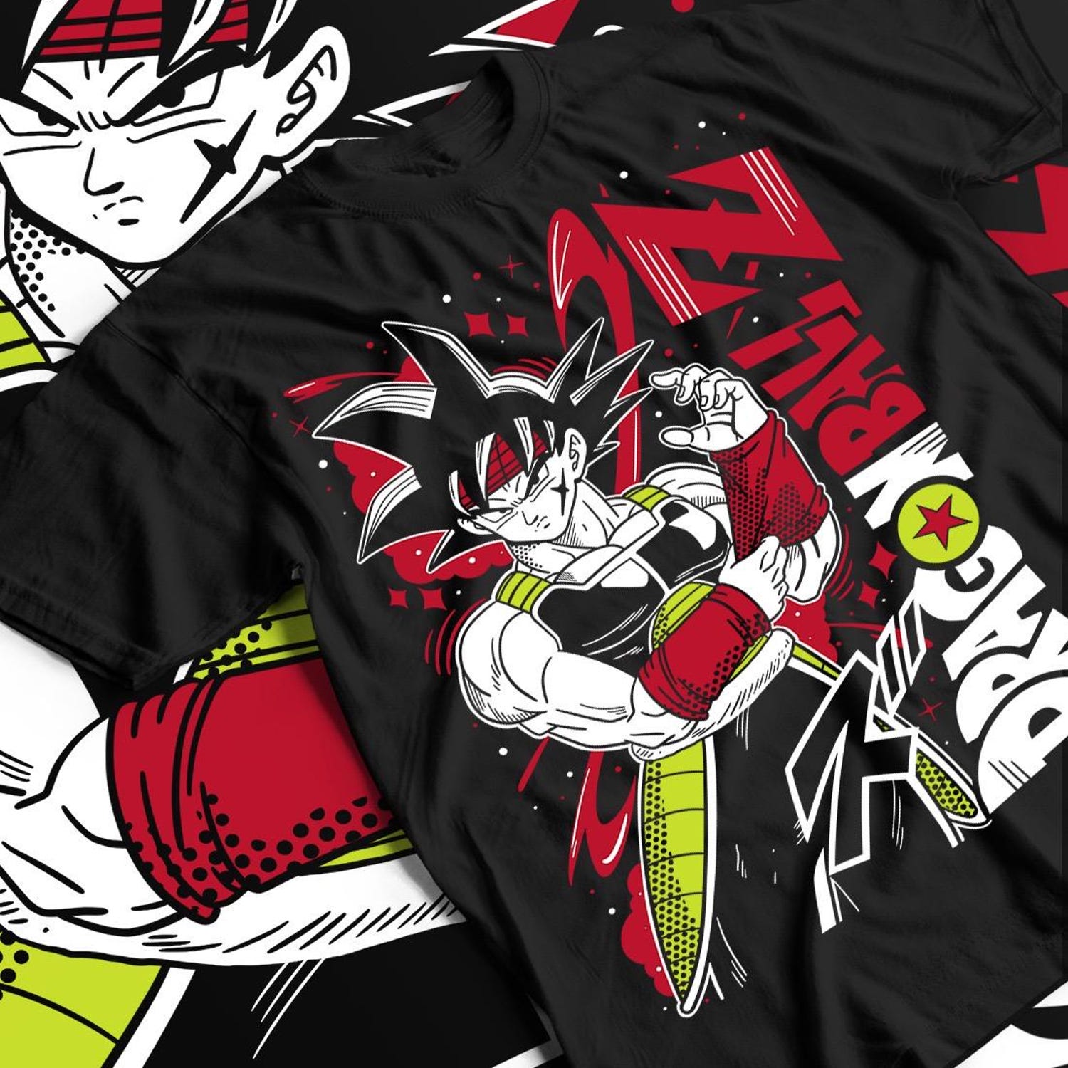 Dragon Ball Bardock Anime Streetwear T-Shirt