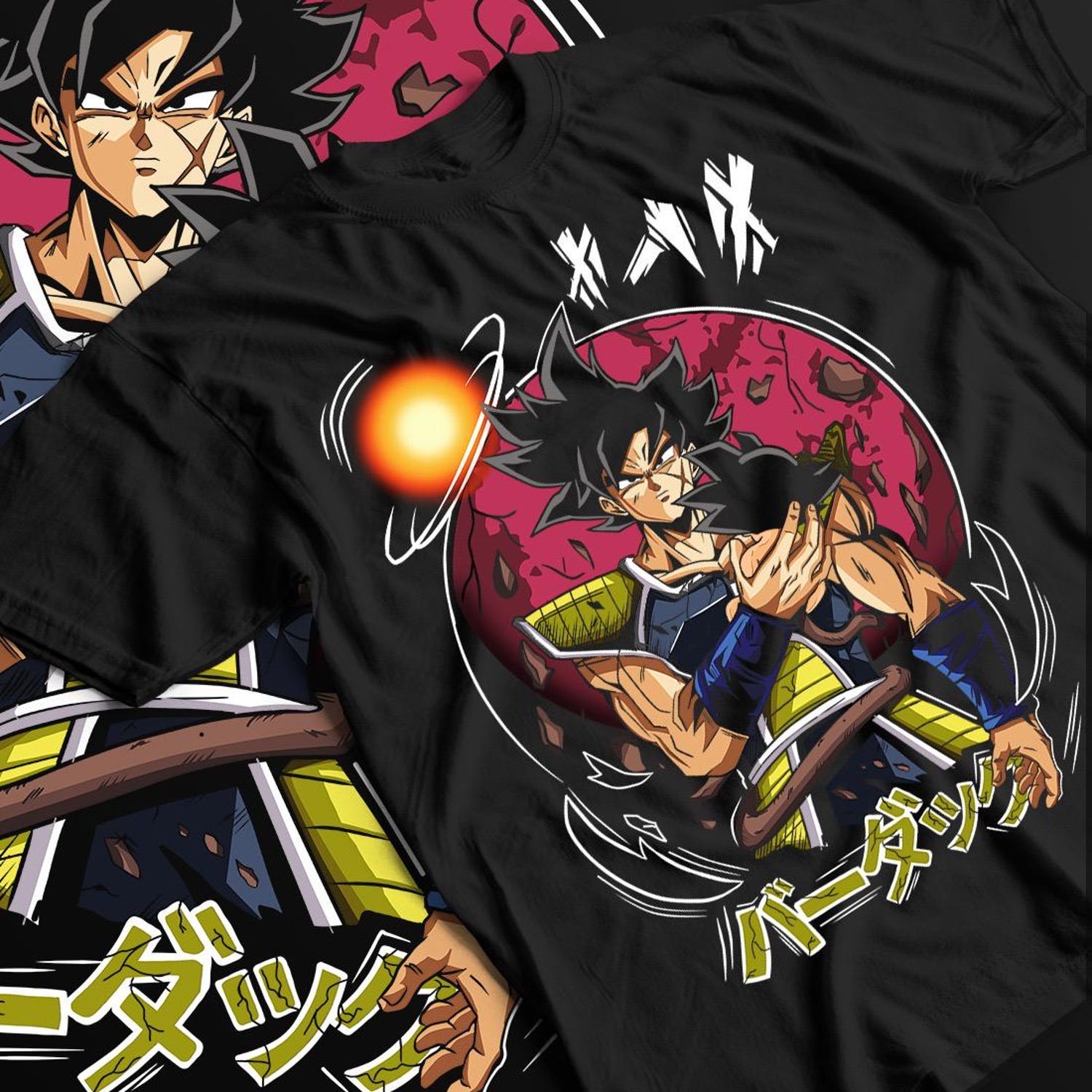 Dragon Ball Bardock Anime Streetwear T-Shirt