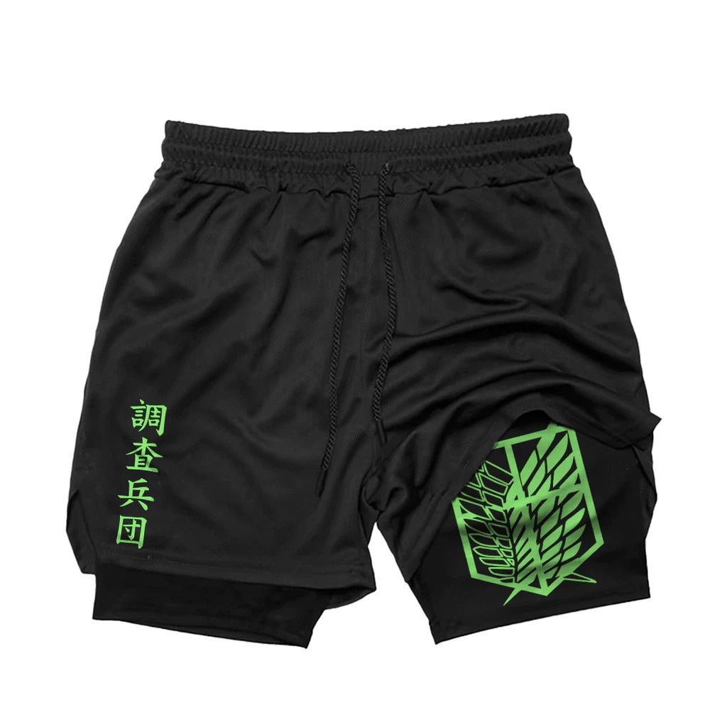 Attack On Titan Survey Corps 2-in-1 Shorts