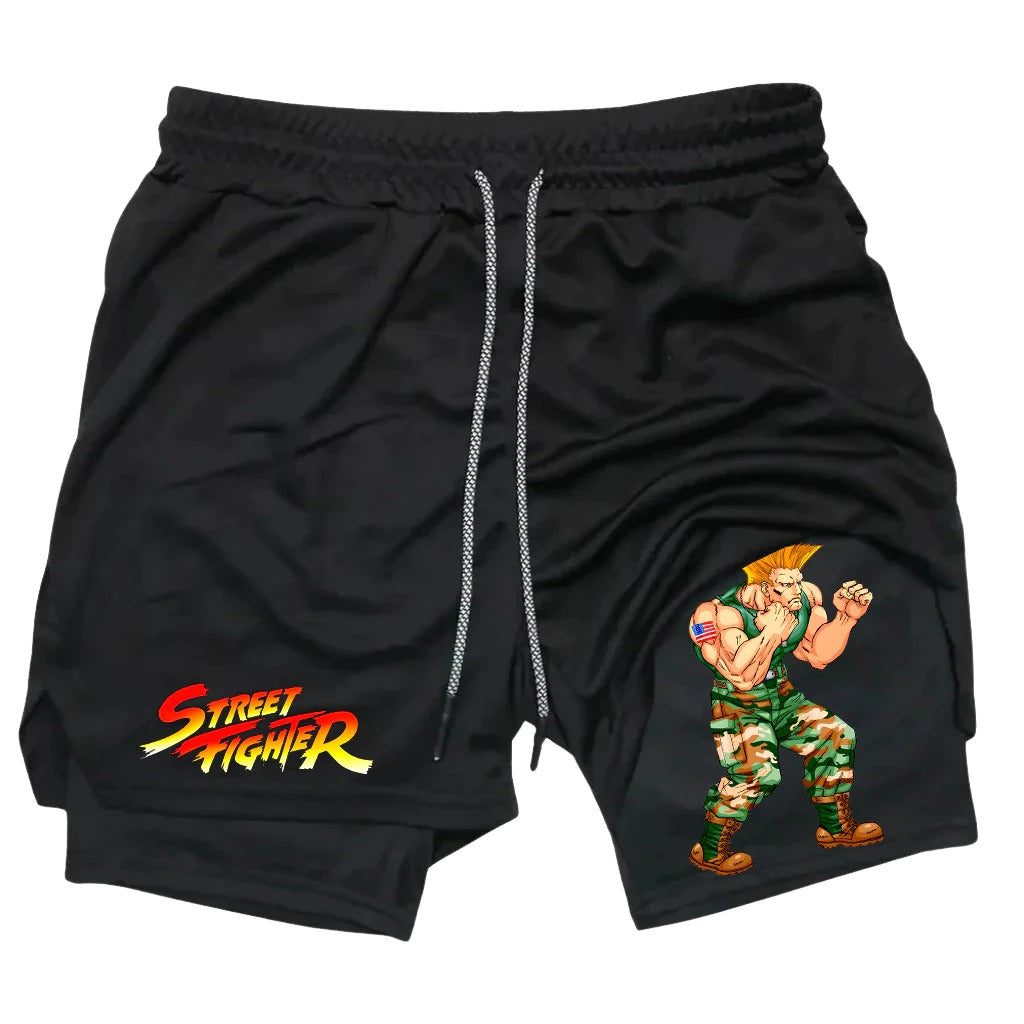 Short Dry-Fit Compression Street Fighter