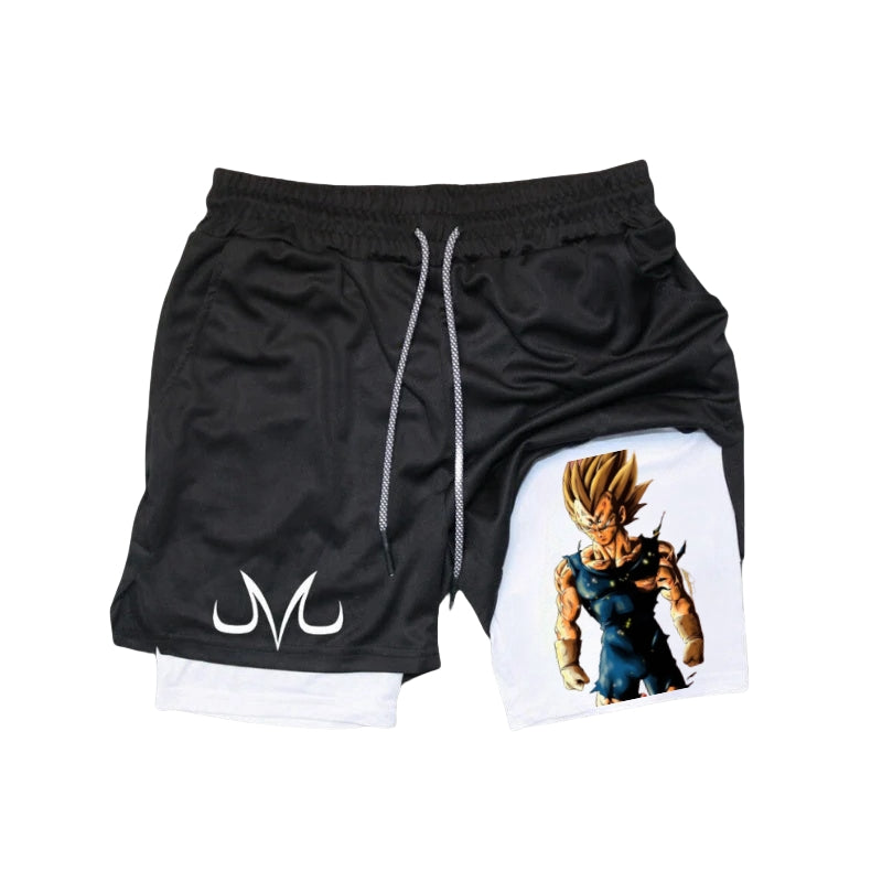 Dragon Ball Z Majin Vegeta Vintage Athletic Shorts
