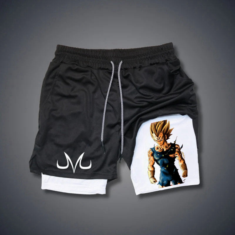 Dragon Ball Z Majin Vegeta Vintage Athletic Shorts