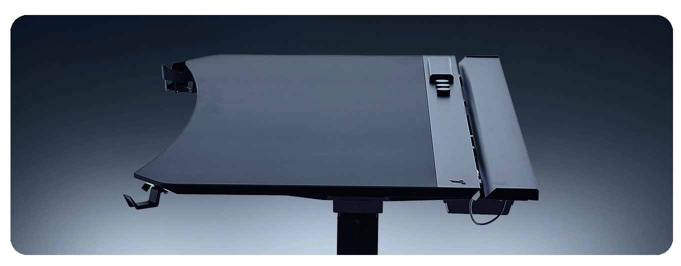 TIVON standing desk with Flippable Bar