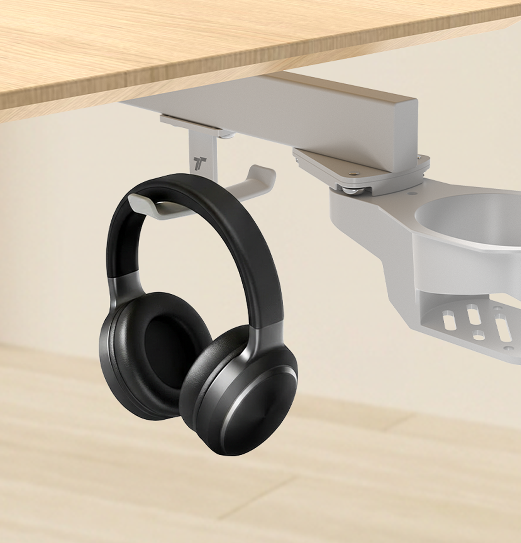 Tacto Dual Hook Headphone Hanger