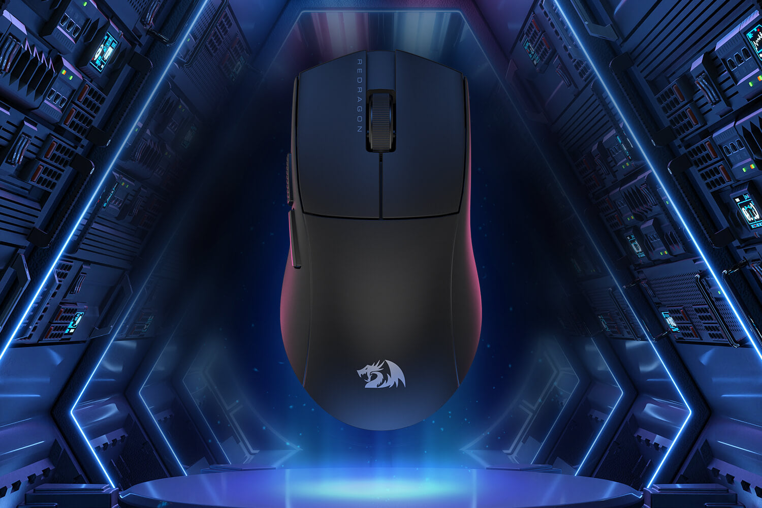 Redragon M724 Wired Gaming Mouse, 42G Ultra-Light 12,400 Max DPI Optical Gaming Mouse with 5 Programmable Buttons