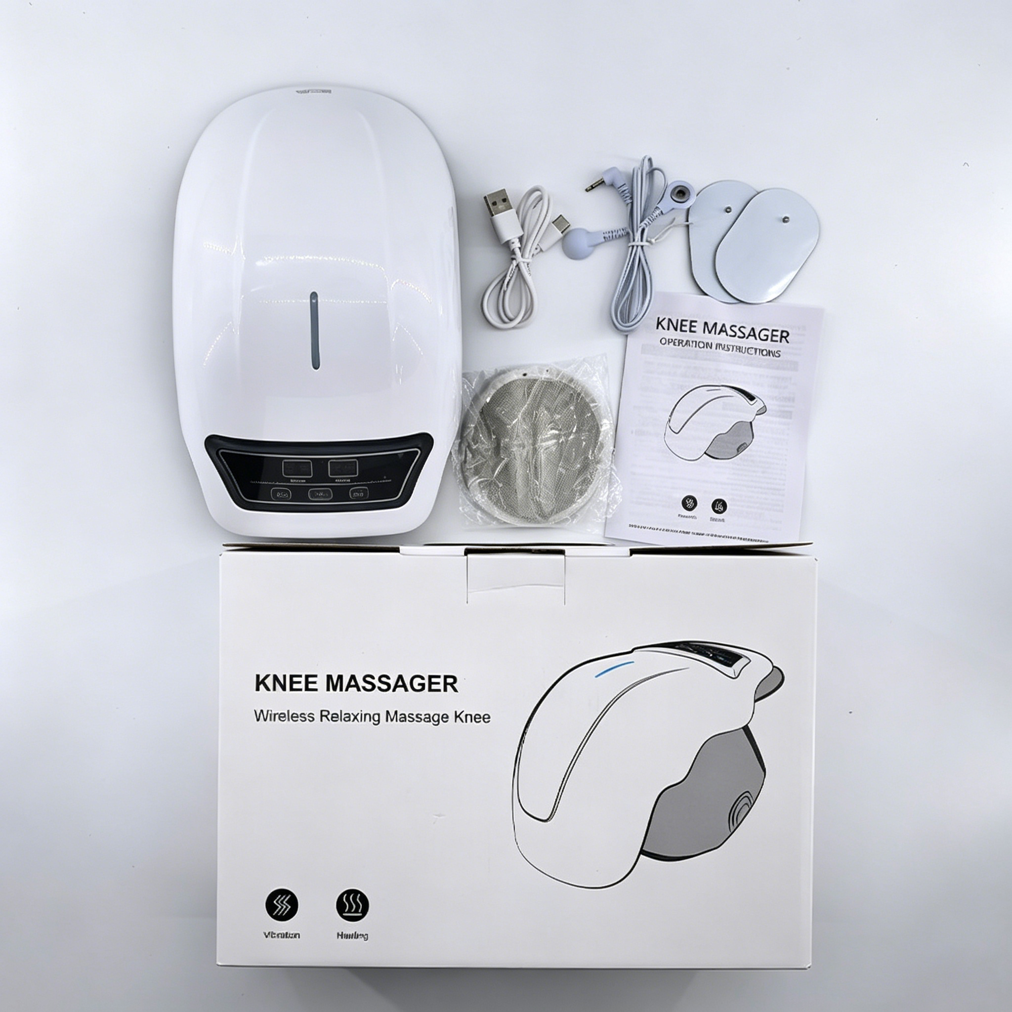 ⏰LAST DAY PROMOTION SAVE 50%🔥Infrared Heating Knee Massager, Vibration Massage