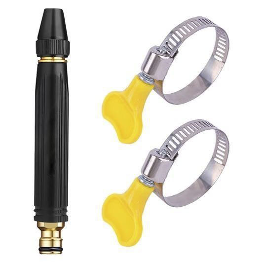 Home high-pressure car wash water gun with booster nozzle and hose