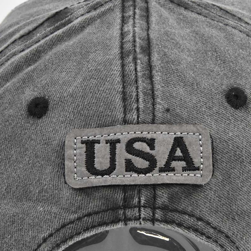 Unisex Independence Day Distressed Embroidered American Flag Baseball Cap - image 7