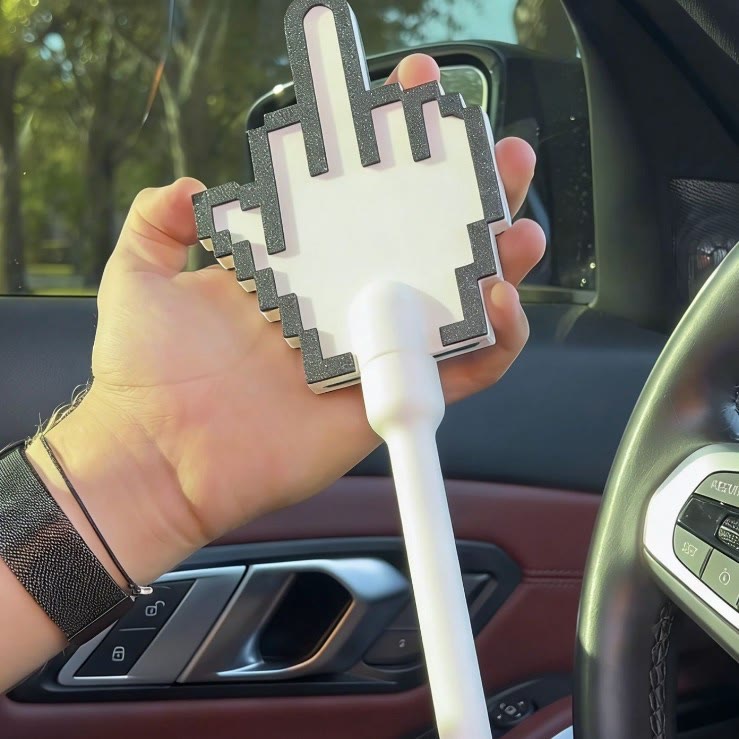 Art Vertical Middle Finger Contactless Payment Stick, 3D Printed Tap to Pay Wand - image 11