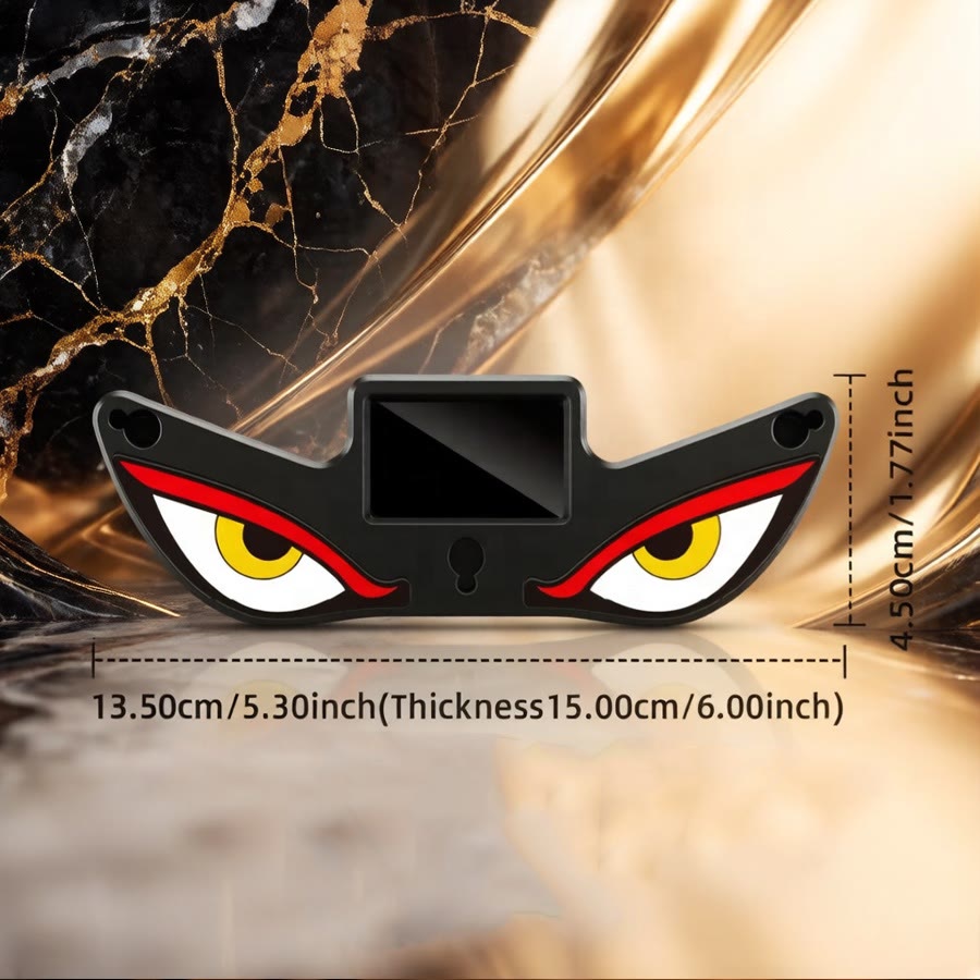 Wireless Solar Devil Eye LED Car Ambient Light - image 5