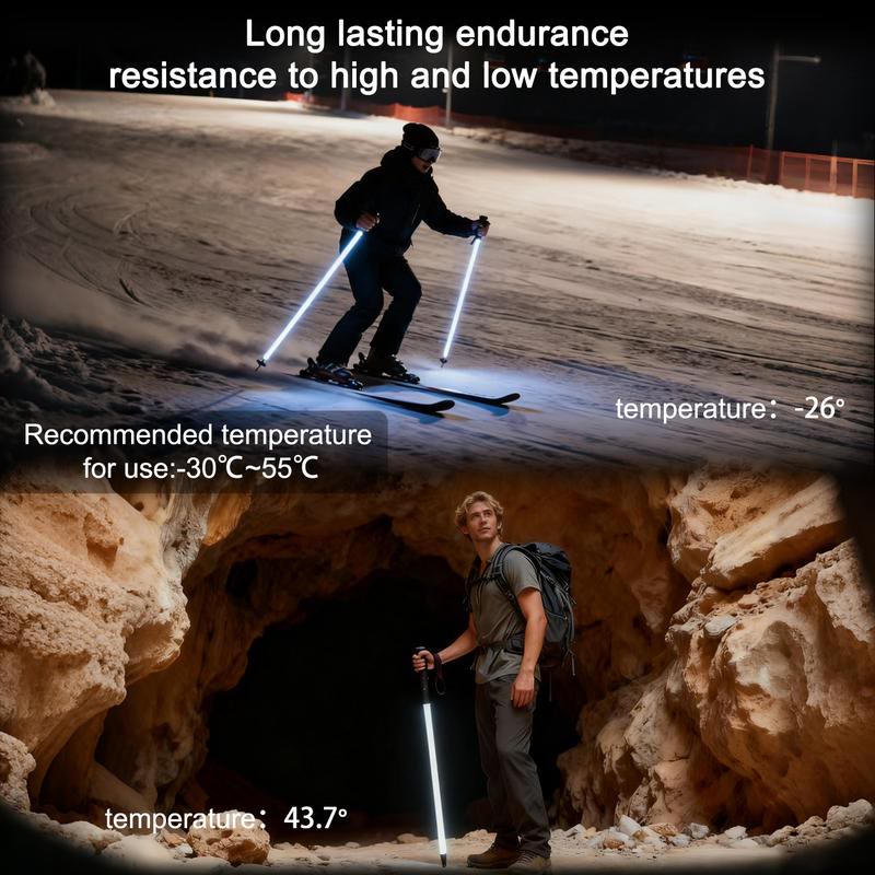 Laser Saber Style Trekking Poles - Built-in LED Light Strip Hiking Sticks - image 6