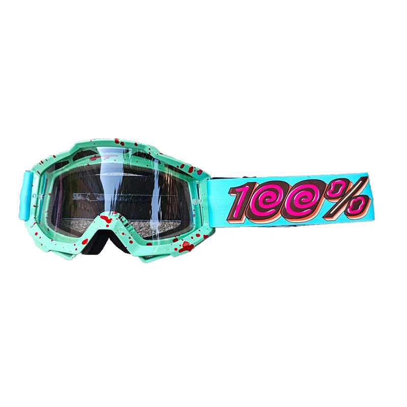 Spykay™ SG61024 100% donut Windproof Ski Goggles Motorcycle Goggles for Men Women  - Blue/Clear - image 5