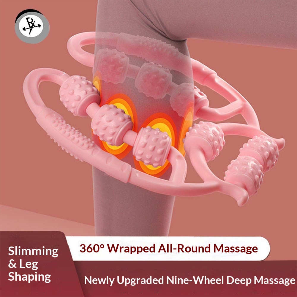Multifunctional 9-Wheel Leg Massager, Relax Calf Muscle Dredge Meridian for Workout Yoga - image 7