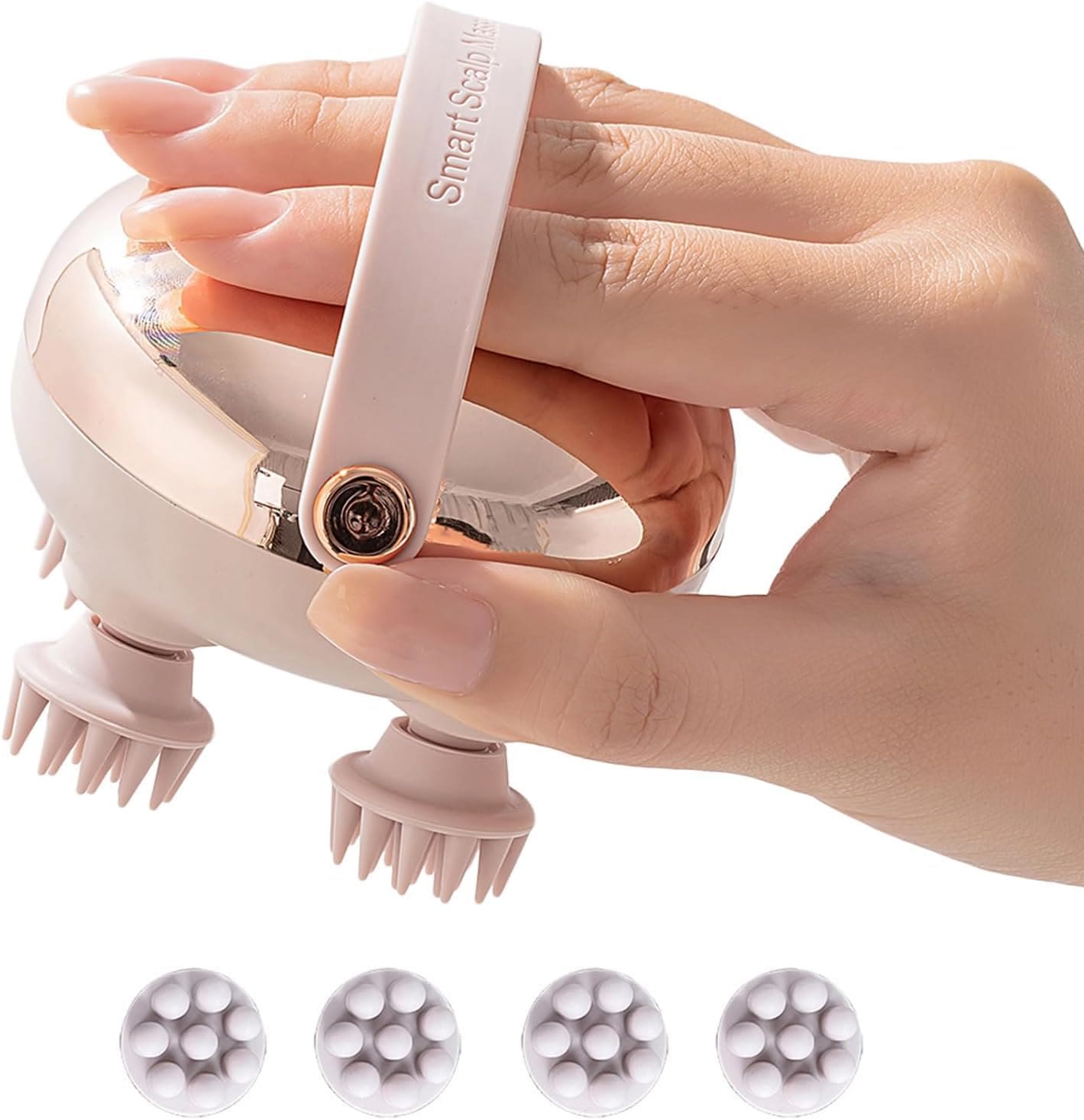 Handheld Head Massager,Full Body Portable Massager,Wet & Dry Use - image 9