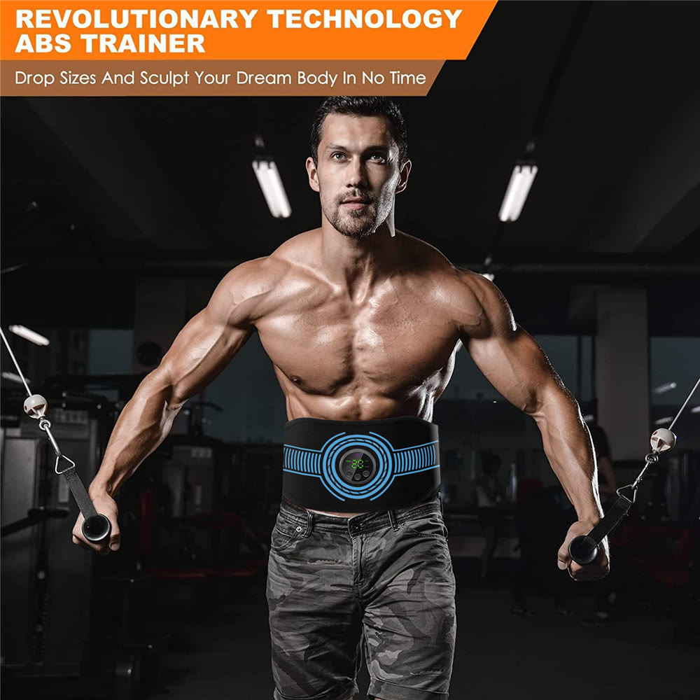 EMS Abdominal Toning Belt, Electric Muscle Stimulator for Abs Waist Arm Thigh Workout - image 8
