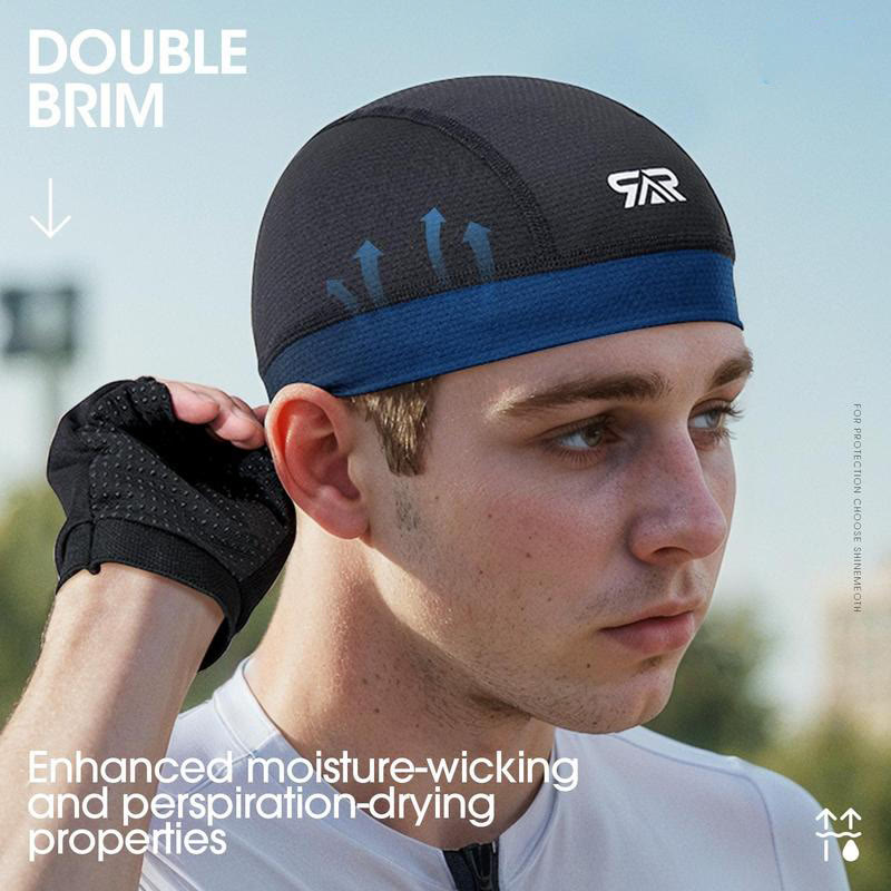 Cycling Cap, Protection Sports Cycling Cap, Hiking Hat, Breathable Sweat-absorbent Helmet Liner - image 8