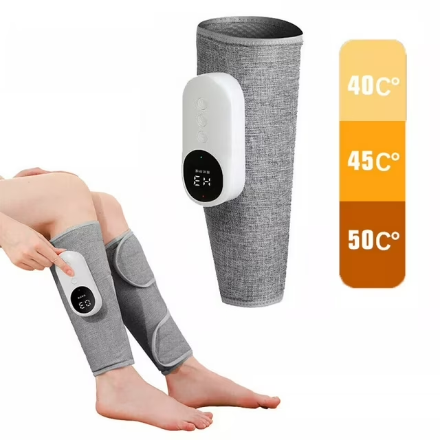 Calf Massager, Cordless Electric Leg Massager with Heat Air Compression for Circulation Pain Relief - image 1