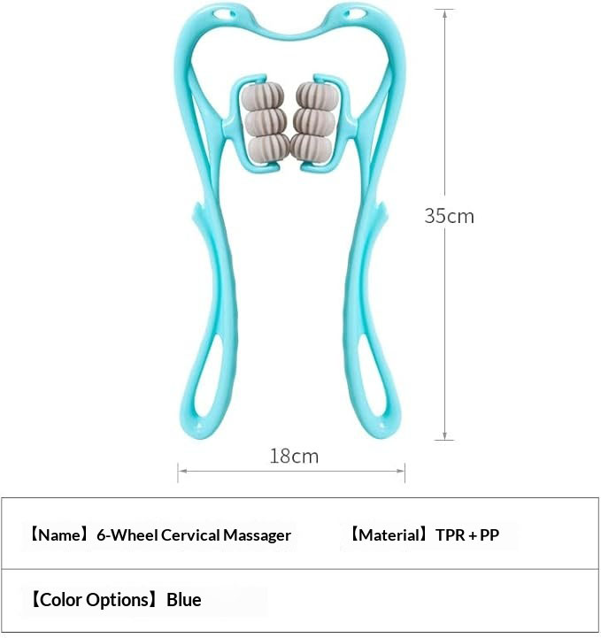 Cervical Massager Manual Shoulder and Neck Massage Multifunctional Neck Massage 