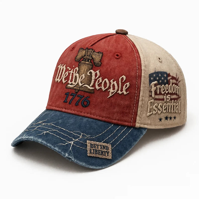 Unisex We The People Independence Day Embroidered Baseball Cap - image 9