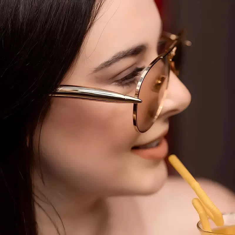 Spykay™ SG60665 Vintage Double Bridges Aviator Frame Sunglasses - image 4