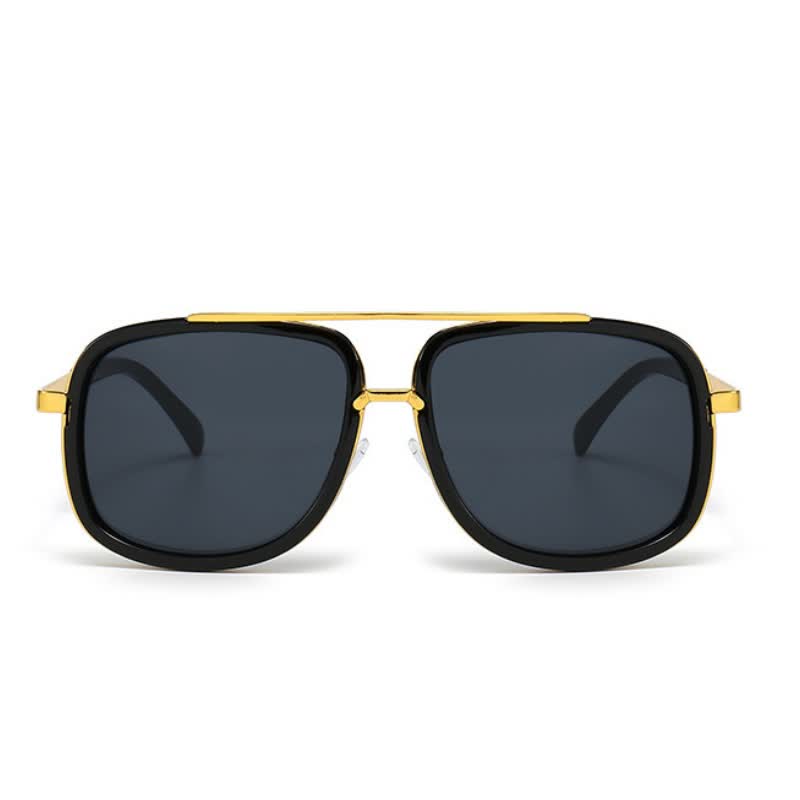 Spykay™ SG1013 Aviator Double Bridges Frame Brown Ombre Tinted Sunglasses - image 11