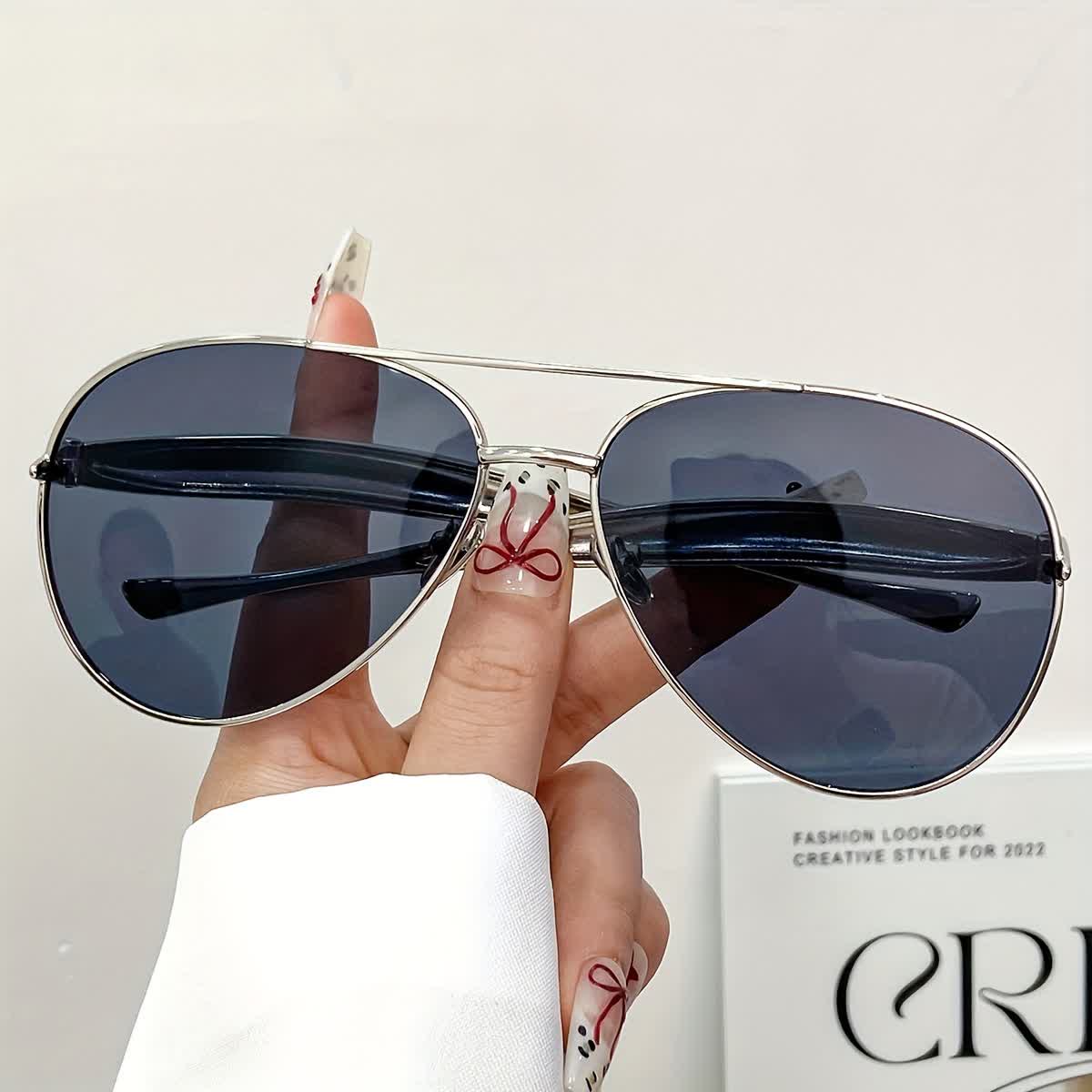 Spykay™ SG60665 Vintage Double Bridges Aviator Frame Sunglasses - image 30