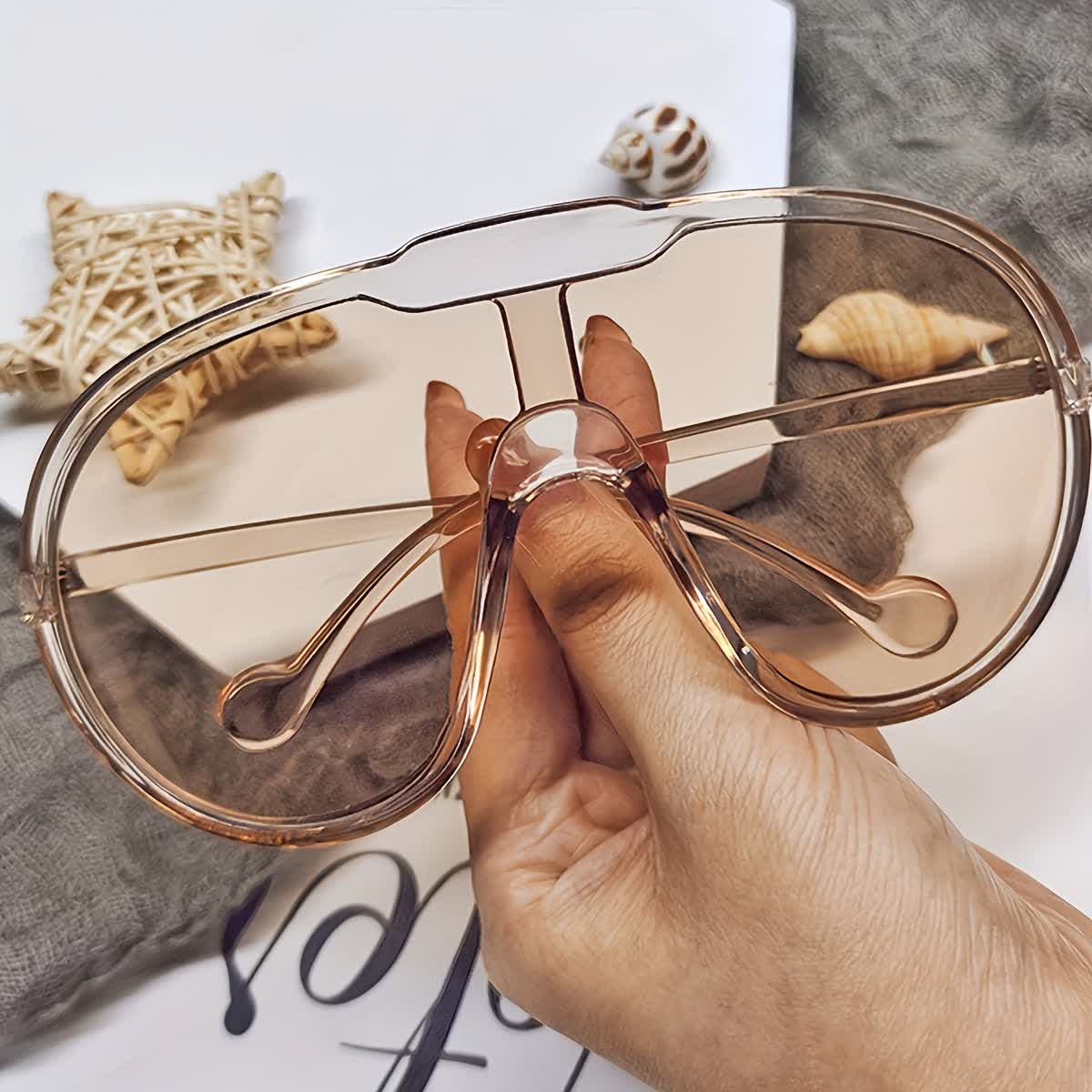 Spykay™ SG60729 One Piece Oversized Aviator Sunglasses - image 8