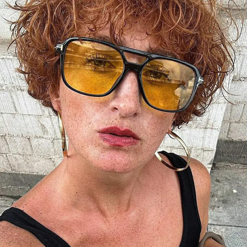 Spykay™ SG60710 Double Bridges Retro-Vintage Aviator Sunglasses - image 14