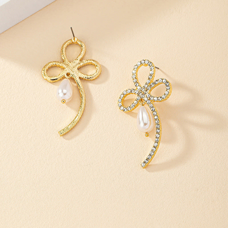 St. Patrick's Day Shamrock Pearl Personalized Earrings - image 3