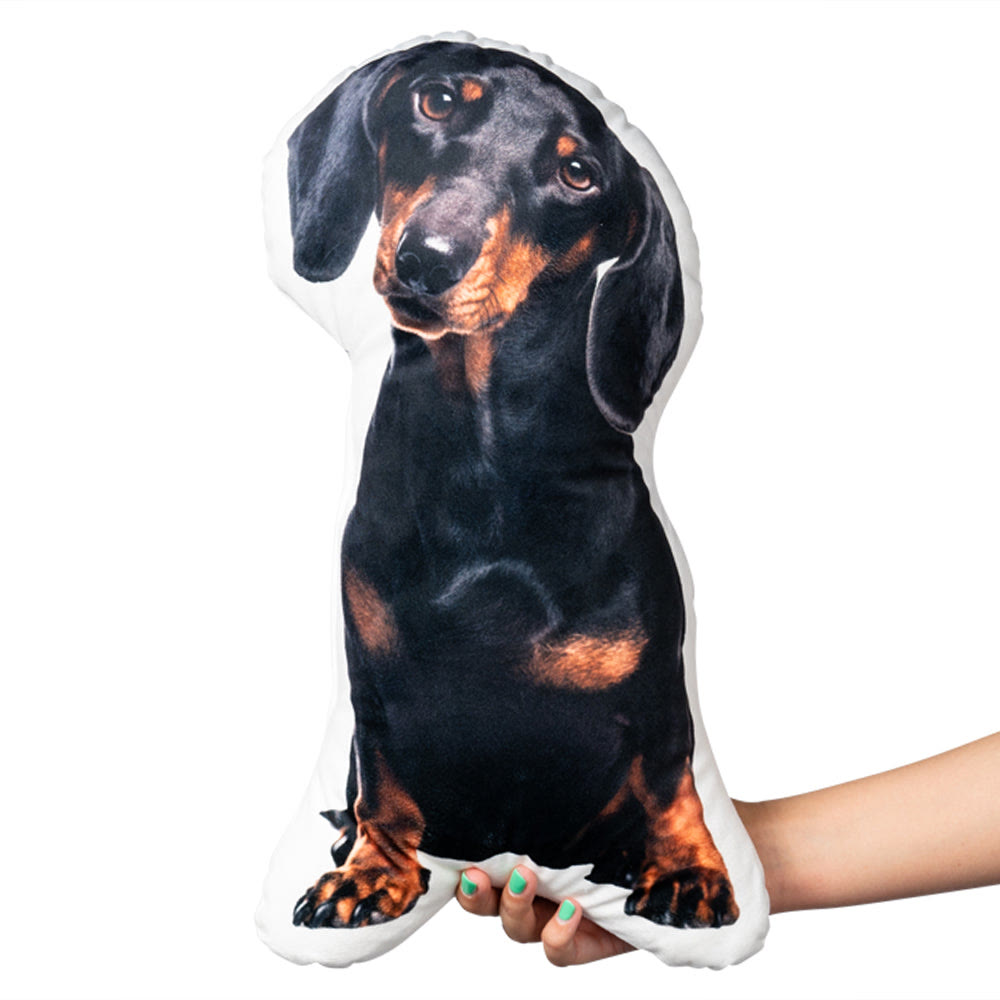 Dachshund Print Pillow - Black - 60*60 - image 1