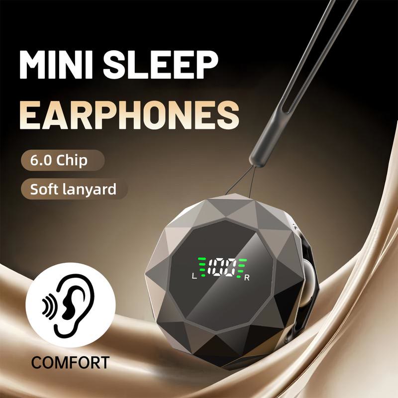 Mini Wireless Sleep Earbuds For Side Sleepers, Bluetooth 6.0 In-ear Headphones With Noise Reduction - image 2