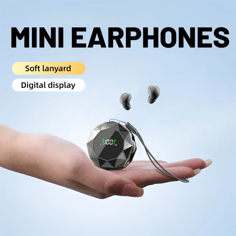 Mini Wireless Sleep Earbuds For Side Sleepers, Bluetooth 6.0 In-ear Headphones With Noise Reduction - Black - image 1
