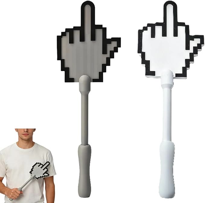 Art Vertical Middle Finger Contactless Payment Stick, 3D Printed Tap to Pay Wand - image 1