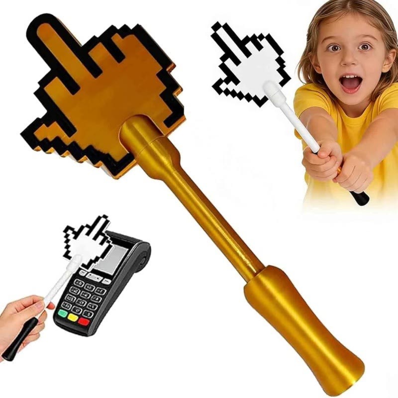 Art Vertical Middle Finger Contactless Payment Stick, 3D Printed Tap to Pay Wand - Golden - image 13