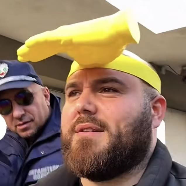 2026 Funny Palm-shaped Sun Hat Empty Top Hat Sun Visor Cap Summer Outdoor Sport - image 4