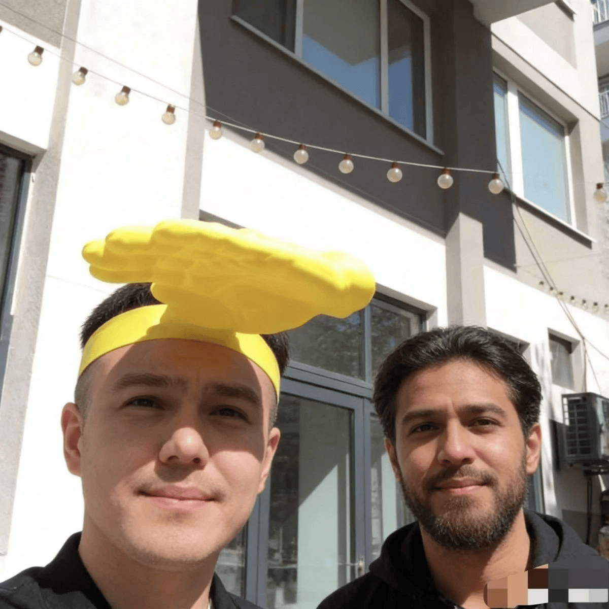 2026 Funny Palm-shaped Sun Hat Empty Top Hat Sun Visor Cap Summer Outdoor Sport - image 3